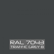 RAL 7043 Traffic Grey B tinned Paint
